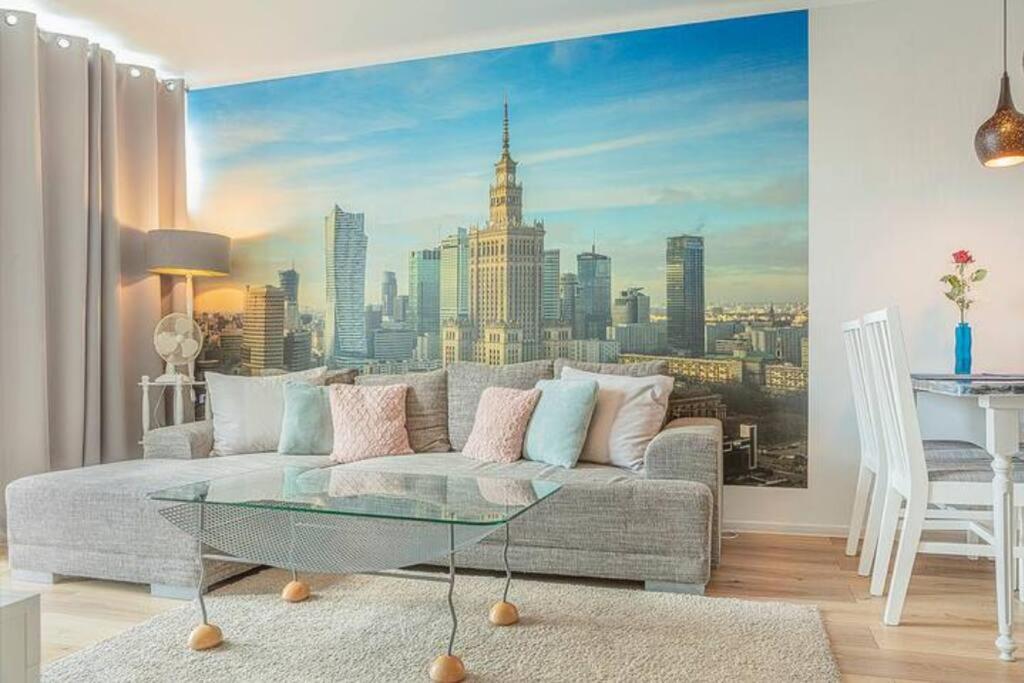 City Center-Comfortable And Stylish Apartment- P2 Warsawa Bagian luar foto